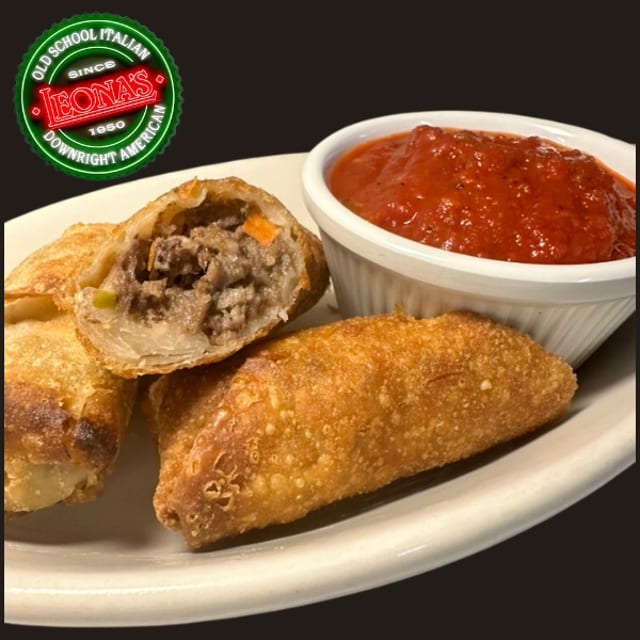 Italian Beef Egg Rolls.