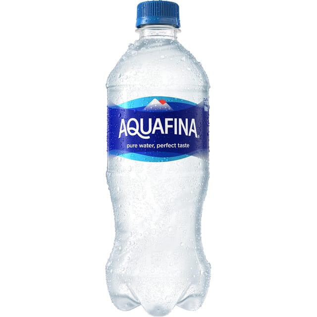 20oz Aquafina Bottled Water.