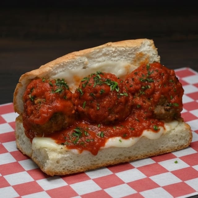Leona's Classic Meatball.