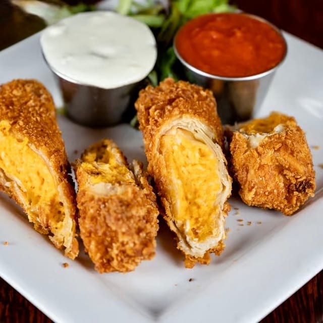 Buffalo Crunch Rolls.