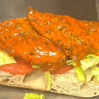 Mini Romano Chicken Buffalo Sandwiches