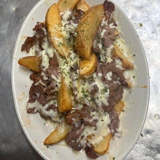LOADED CHEESY ITALIAN BEEF WEDGE FRIES