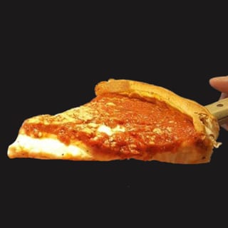 Stuffed Cheese Pizza Slice