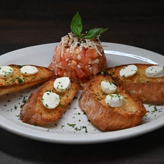 Sicilian Caprese Bruschetta Catering Tray